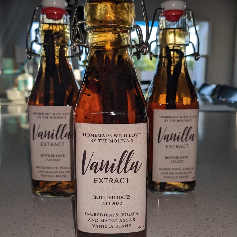 Homemade vanilla extract